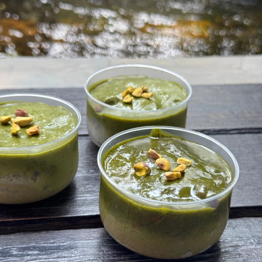 Peko | Matcha oat pudding