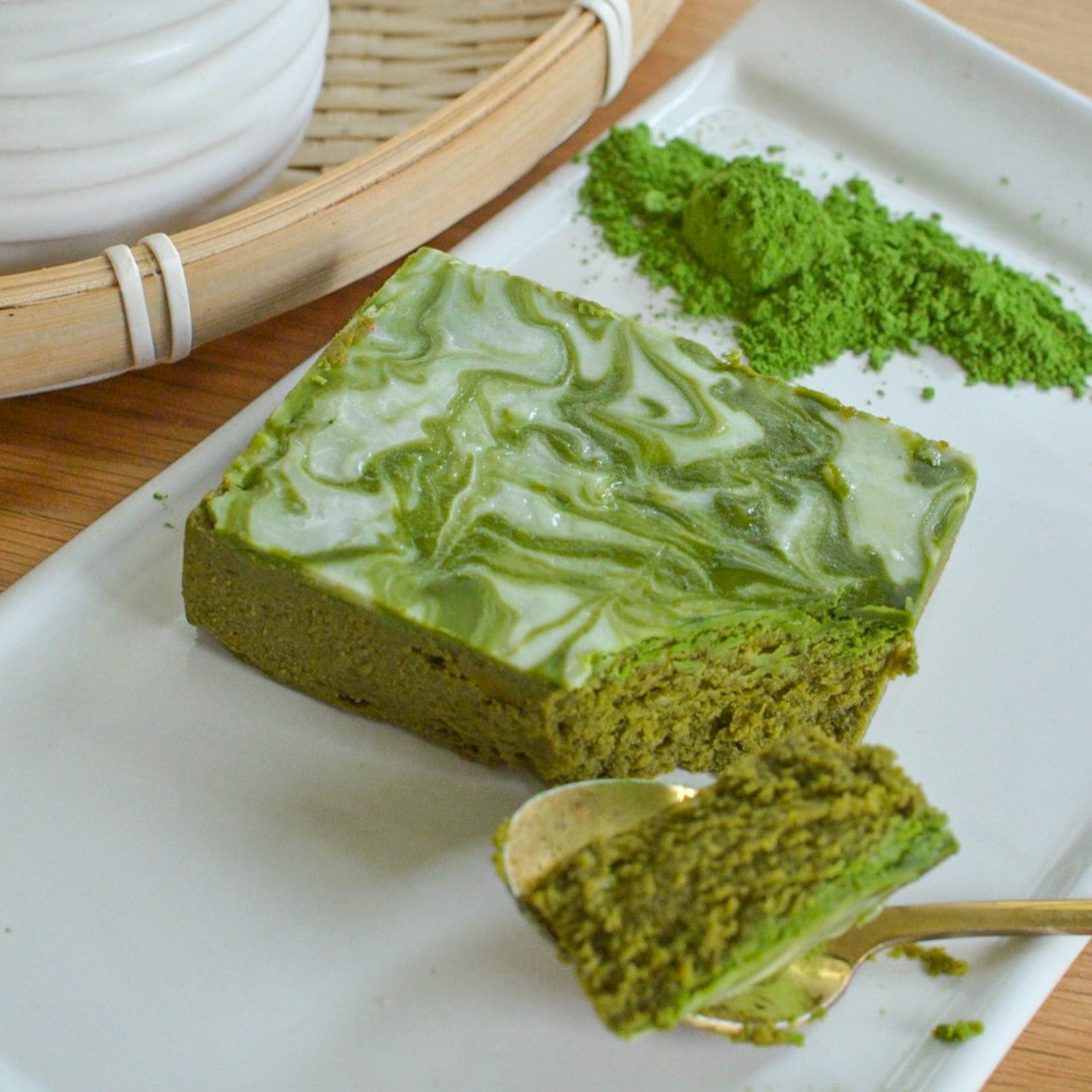 SS | Matcha brownies (protein formular) 高蛋白抹茶布朗尼蛋糕