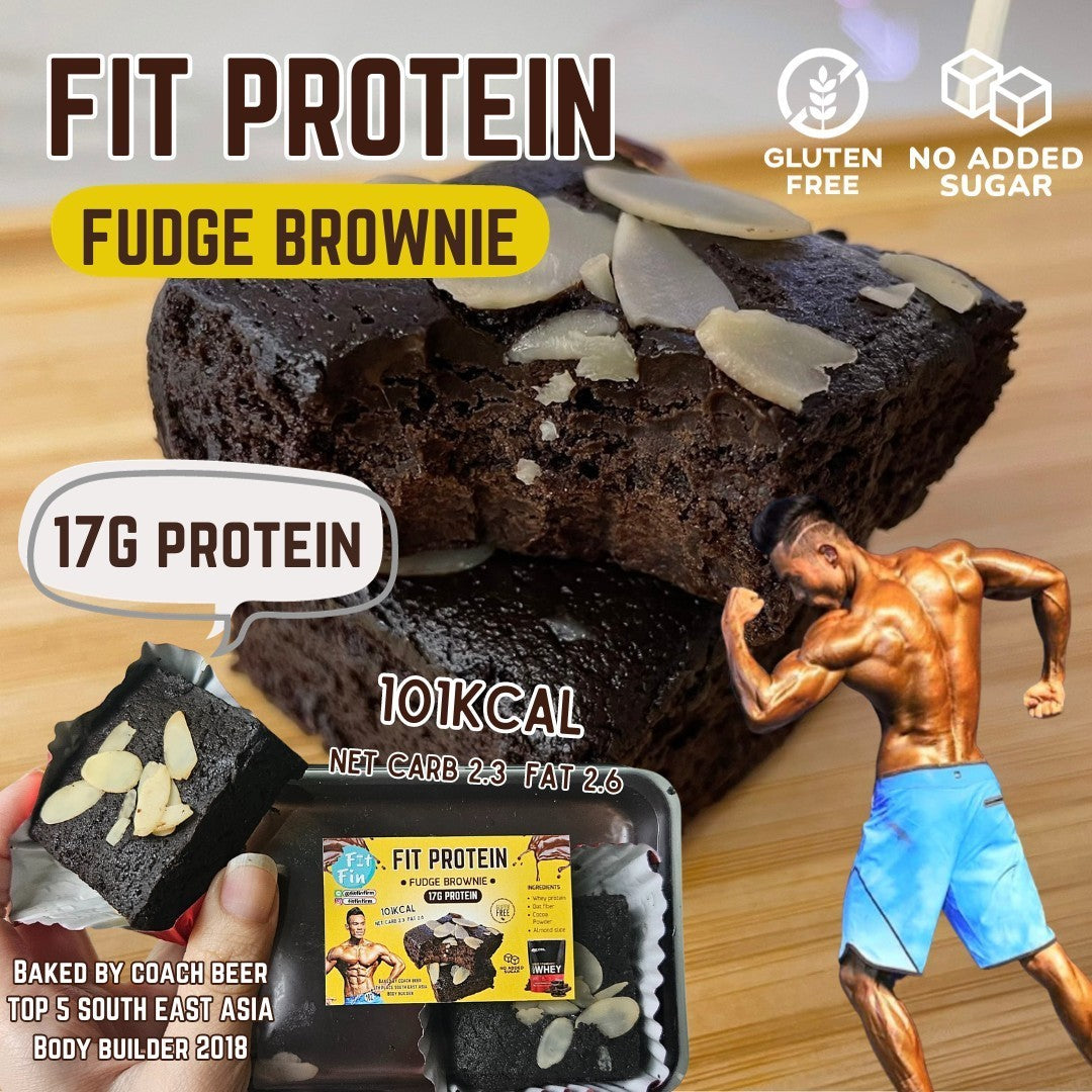Fitfin | Hot selling high protein Fudge brownie ‧ 5 flavors #lowcaloriesugarfreedessert