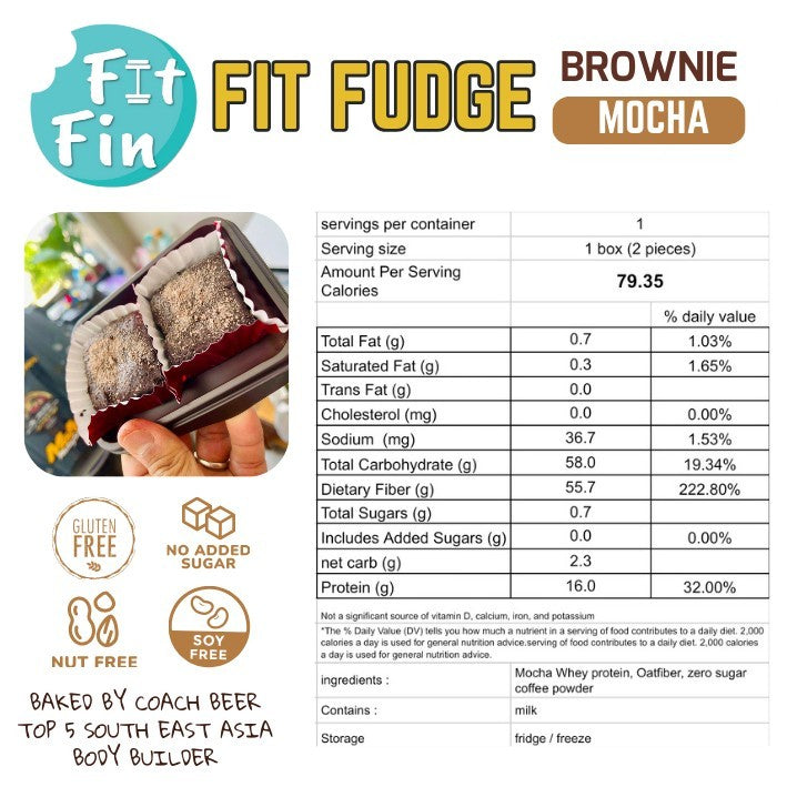 Fitfin | Hot selling high protein Fudge brownie ‧ 5 flavors #lowcaloriesugarfreedessert