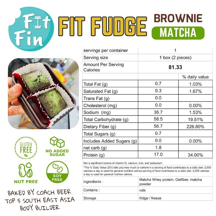 Fitfin | Hot selling high protein Fudge brownie ‧ 5 flavors #lowcaloriesugarfreedessert