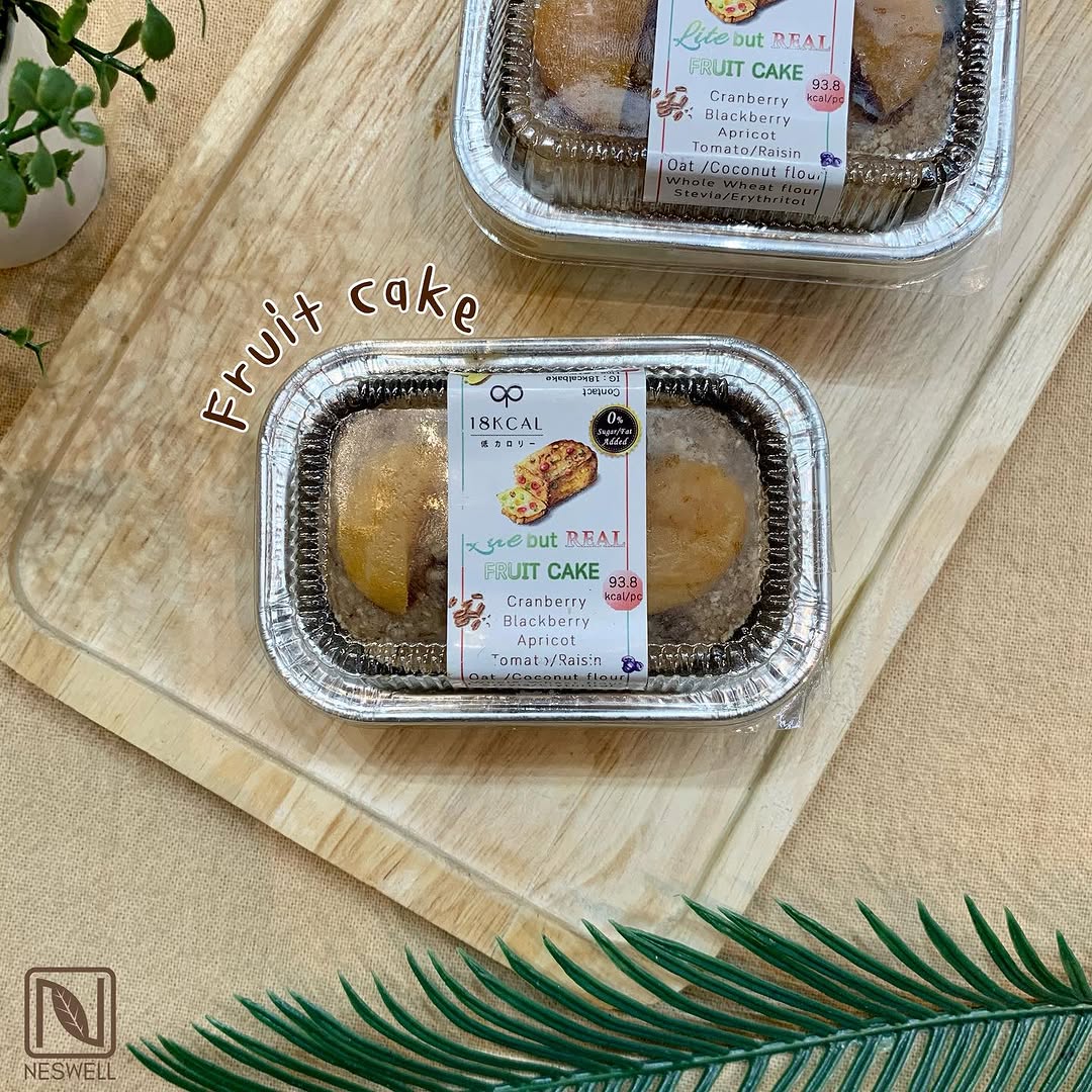 18 Kcal | Fruitcake 高纖無糖水果蛋糕(2款口味)