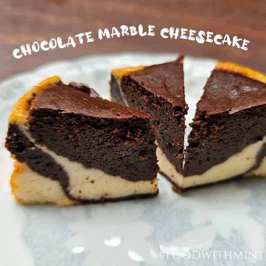 18 Kcal |  Chocolate Marble Cheesecake