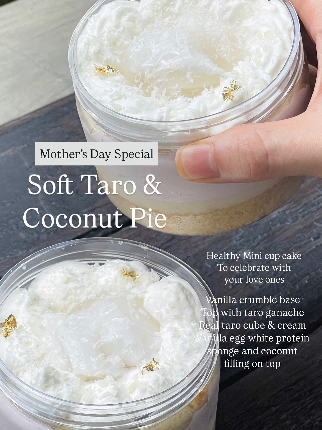 PEKO | Soft Taro & Coconut Pie 🥥🌴