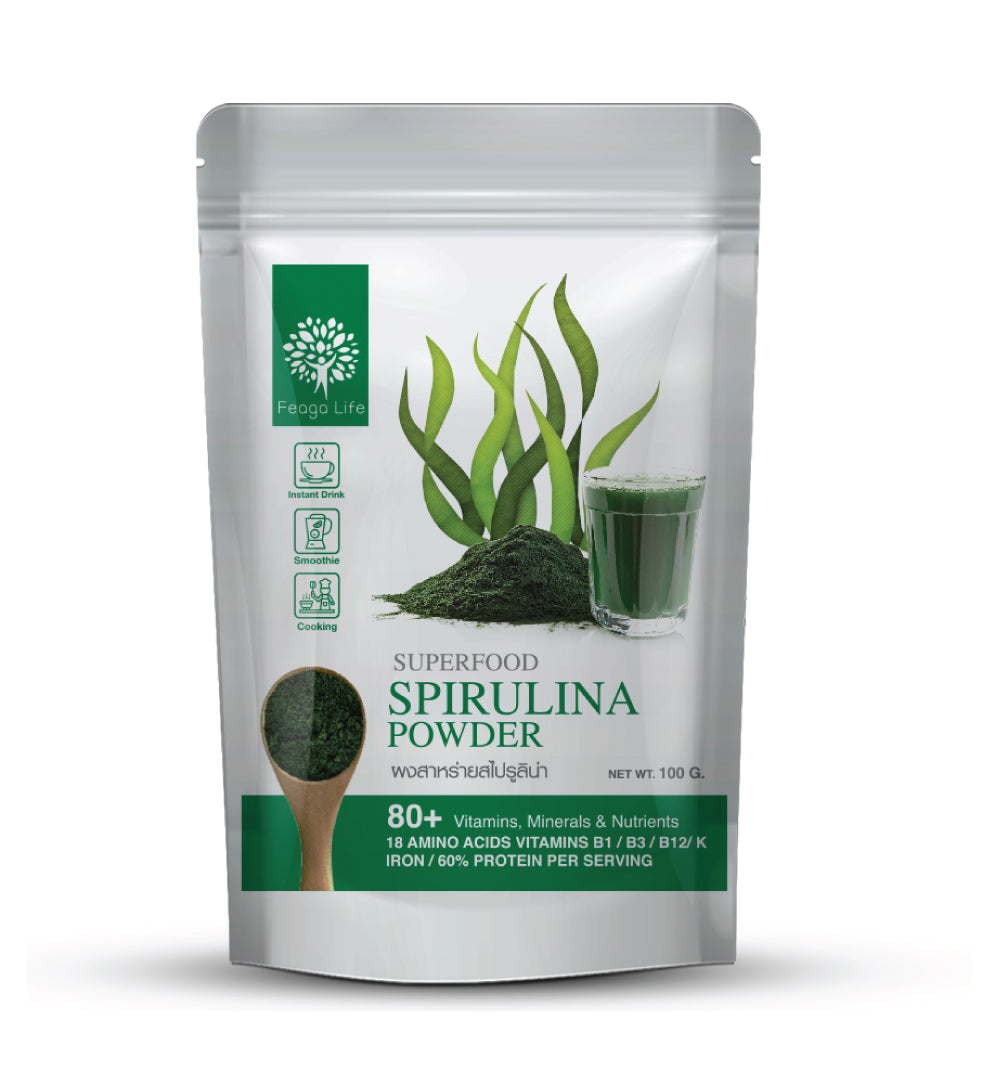 Organic Spirulina Powder | Relieve rhinitis and enhance immunity