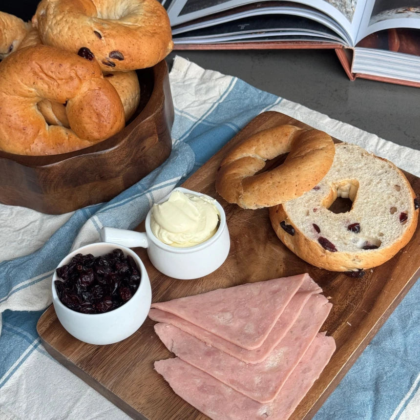 Peko | Bagel - Cranberry Mascarpone & Chicky Lean Ham