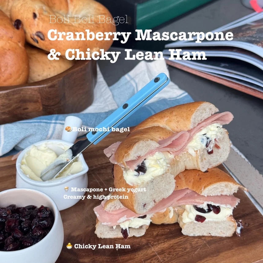 Peko | Bagel - Cranberry Mascarpone & Chicky Lean Ham
