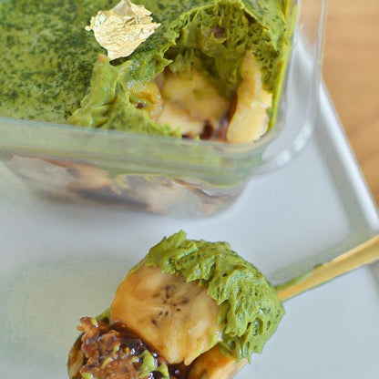 Matcha Banoffee pie