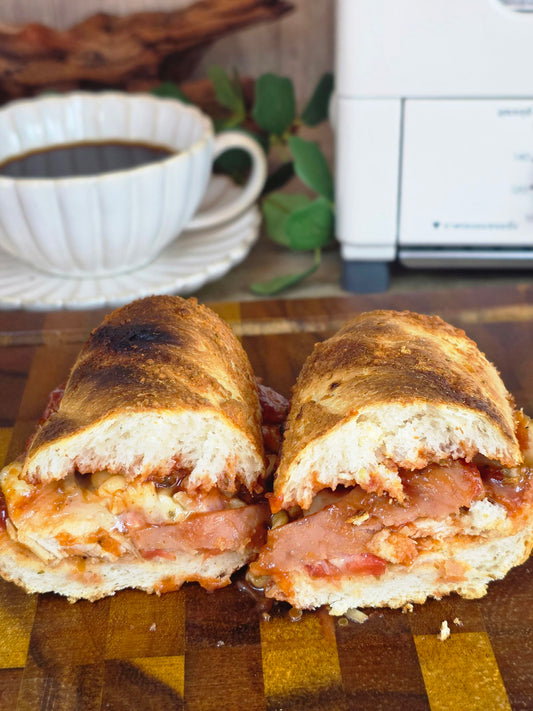 Lean life | French Bread - Chicken Breast Ham Pizza