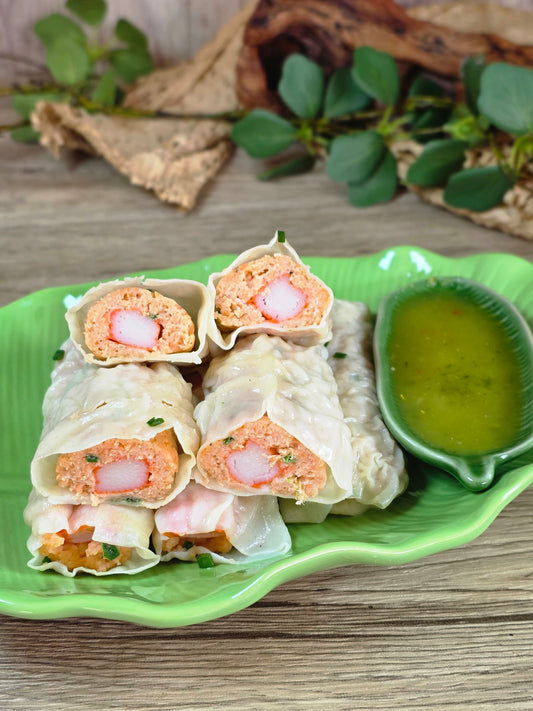 Lean life |  Crab sticks, salmon dumplings (5 pieces)