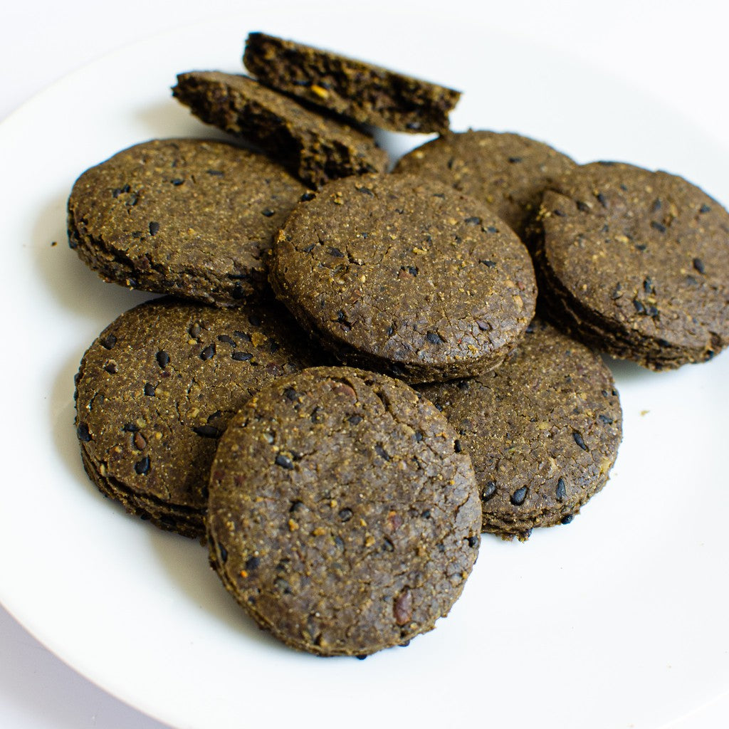 抹茶黑芝麻曲奇 Matcha and Black Sesame Cookies