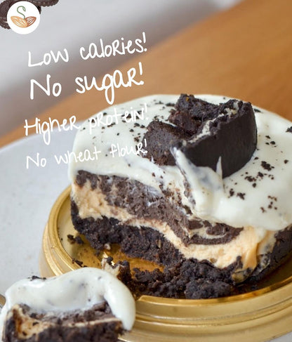 SS | Black and white chocolate cheesecake