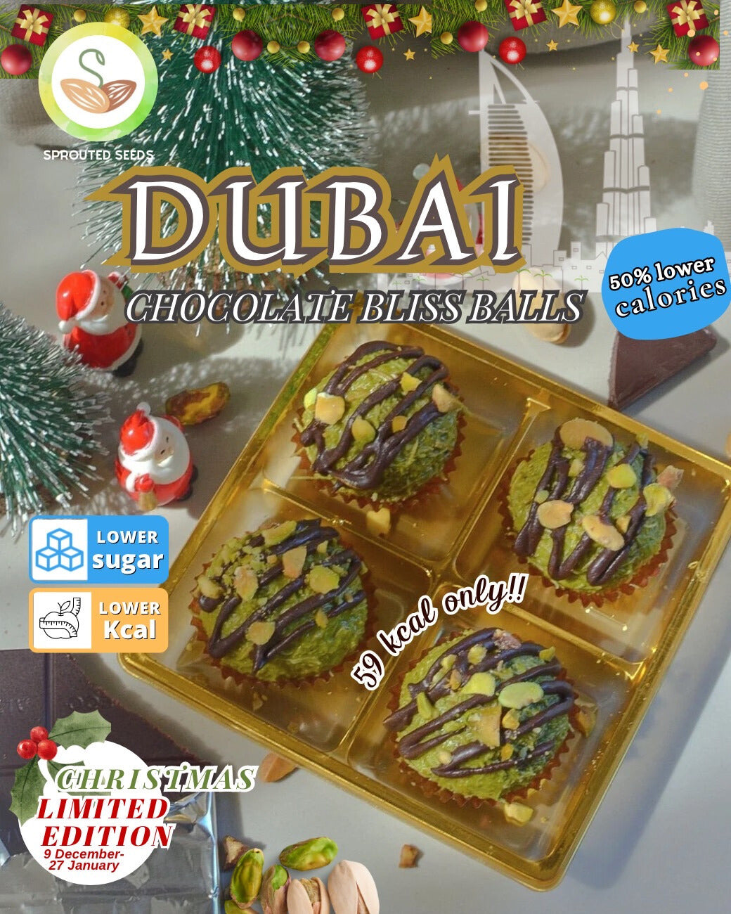 SS |Dubai chocolate bliss ball