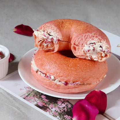 Original flavor | Rose roselle cheese bagel #sugar-reduced bagel