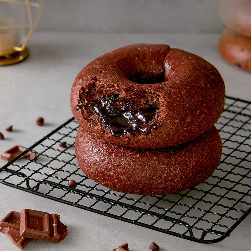 Original flavor era | Devil's stuffed cocoa bagel #sugar-reduced bagel