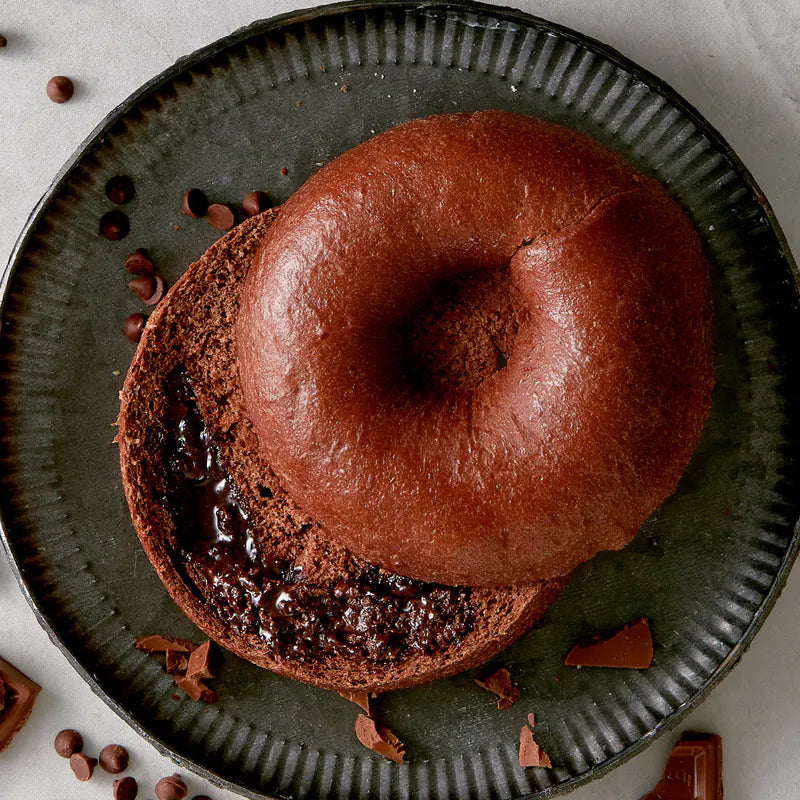 Original flavor era | Devil's stuffed cocoa bagel #sugar-reduced bagel