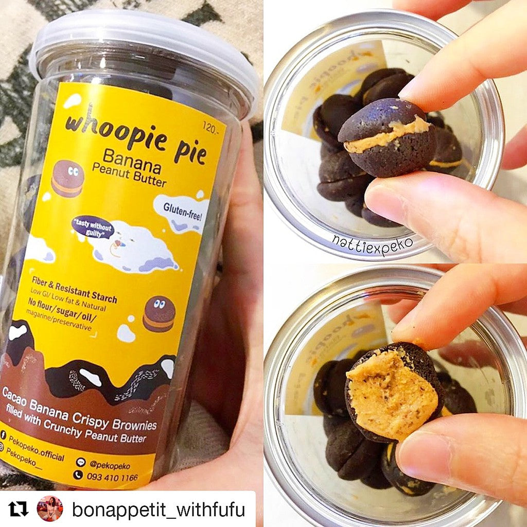 Chocolate Sandwich Pie (Banana &amp; Peanut Butter Flavor)