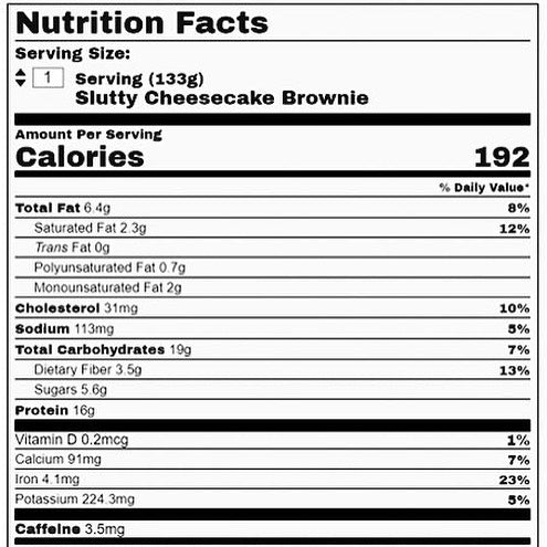 18 Kcal |  Slutty Cheesecake Brownie 高蛋白三重脆脆芝士蛋糕