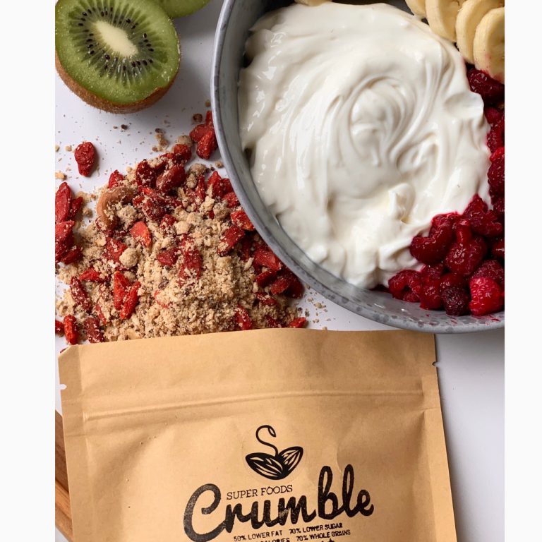 Super food crumble, goji berry flavor