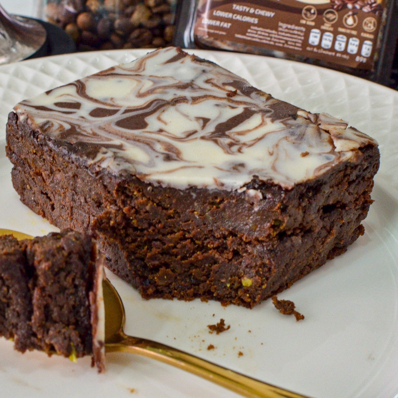 SS | 高蛋白泰式濃縮咖啡布朗尼蛋糕 Thai style Espresso  brownies (protein formular)