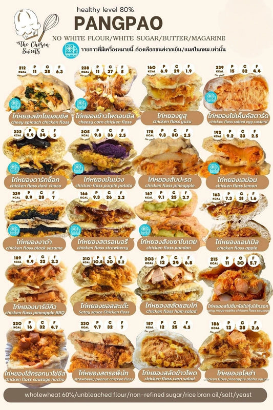 TCS |  Chicken floss Pangpao  ‧ 37款口味