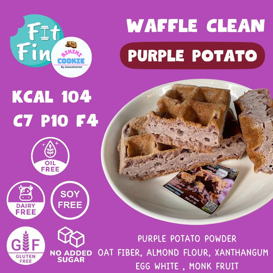 Waffle Clean: purple potato