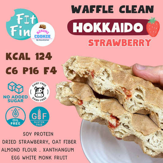 Fitfin | Waffle Clean - Hokkaidomilk strawberry
