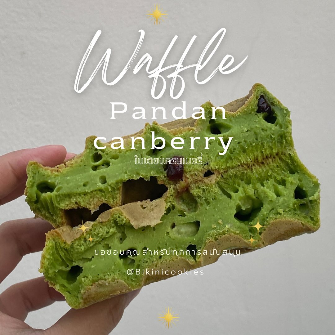 Fitfin | Waffle Clean -  Pandan Cranberry