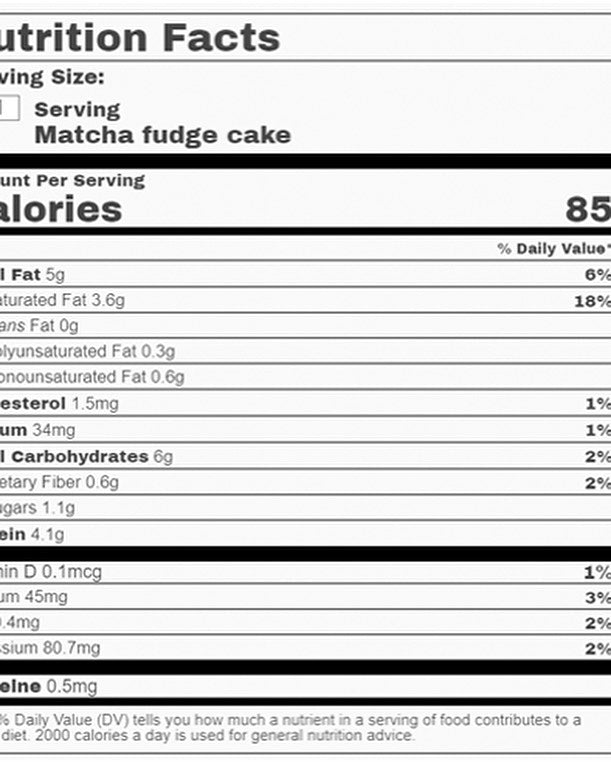 18 Kcal | Fudge cake (6款口味)