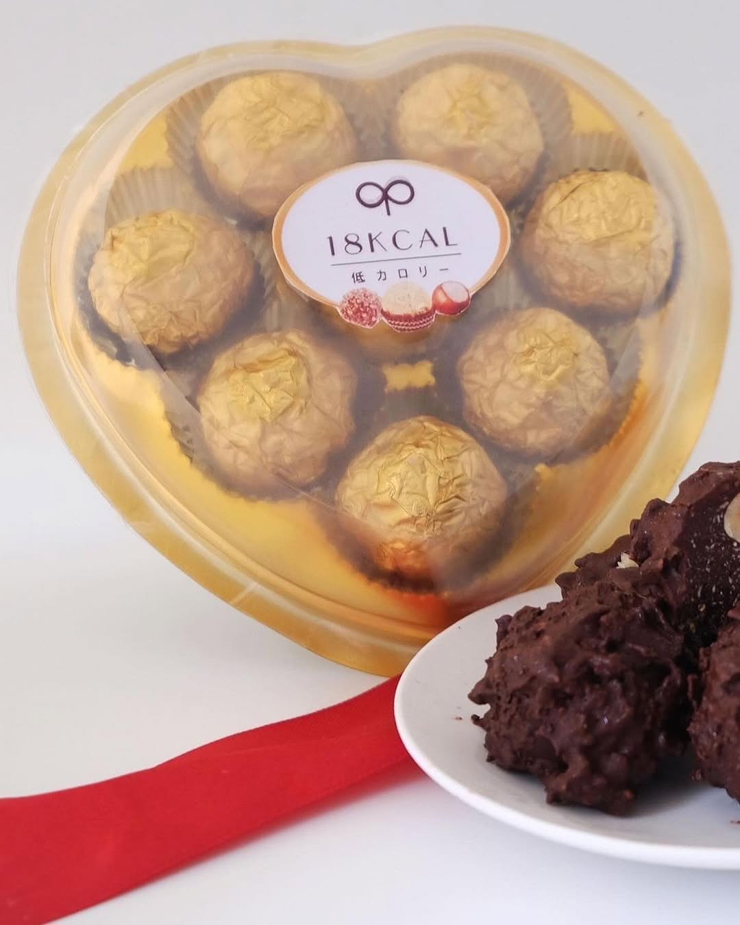 18 Kcal | Heavenly Rocher 無糖高蛋白金莎朱古力球 (8粒裝)