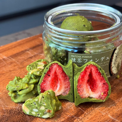 Peko | Matcha Fondue strawberry
