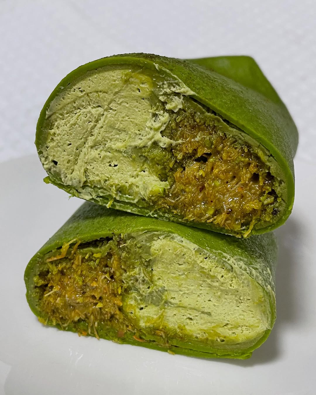 Lean life | Matcha Pistachio Japanese Crepe 日式開心果抹茶班戟