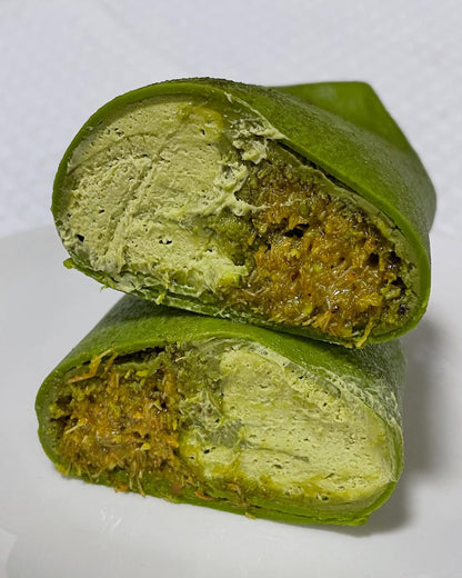 Lean life | Matcha Pistachio Japanese Crepe 日式開心果抹茶班戟