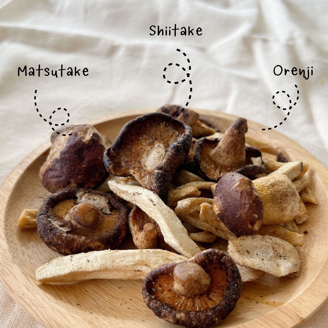 Crispy mixed mushrooms