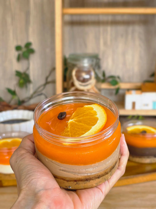 Lean life | Protein Yogurt Cheesecake Cake Can - Orange Coffee