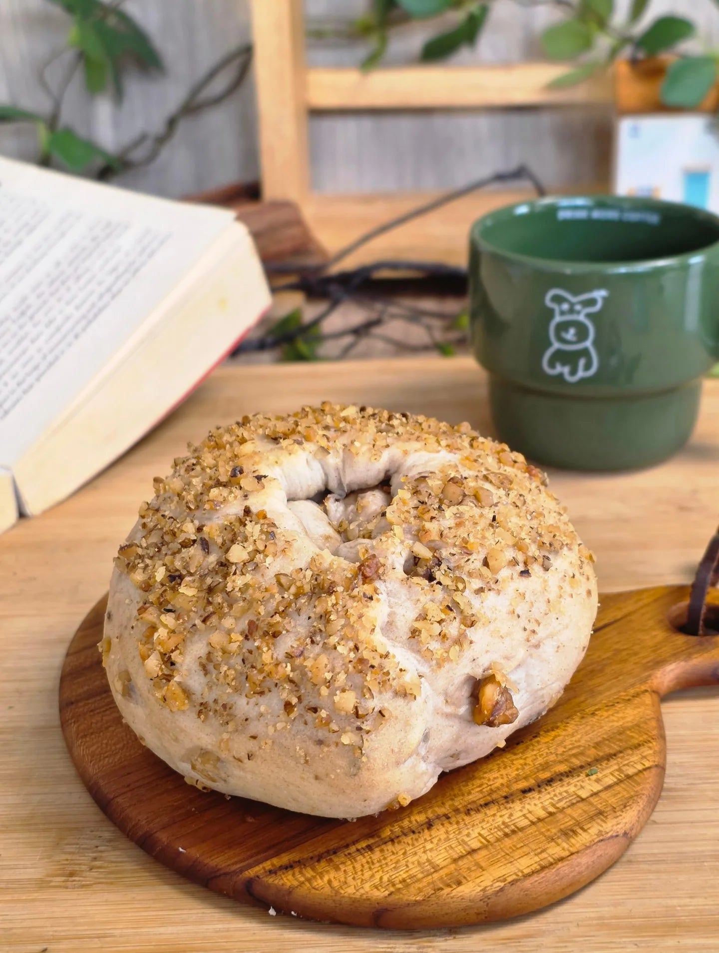 Lean life | Protein Bagel -  Walnut Coffee (Vegan)