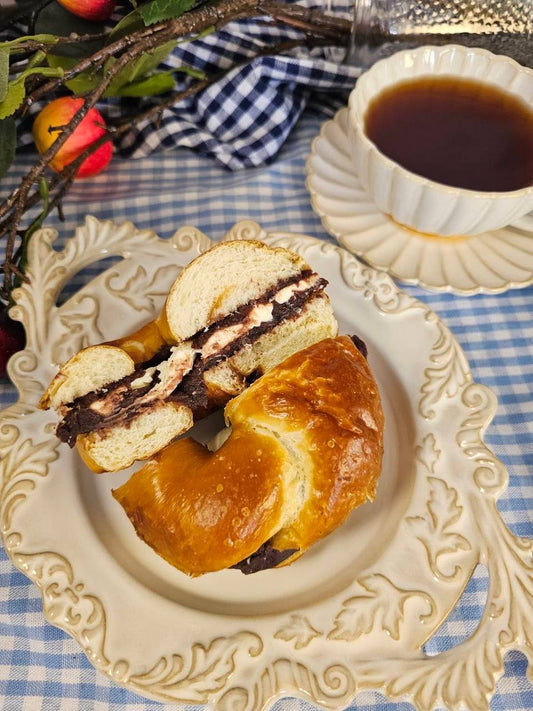 Lean life |  Red Bean Yogurt Cream Cheese Bagel