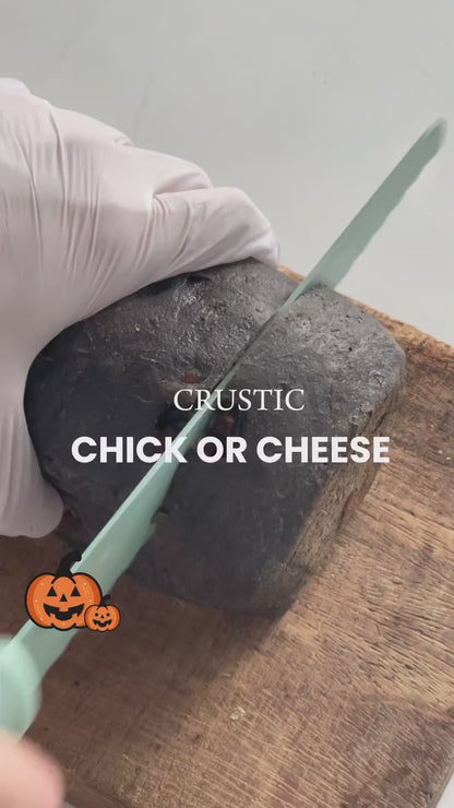 Crustic chick or cheese