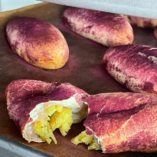 Peko | Boli - Taro & Beniharuka Sweet potato 芋泥麻糬地瓜麵包