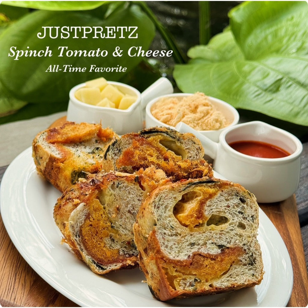 Peko | Just Pretz - Spinach Tomato Cheesey